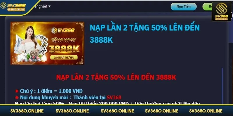 Nội dung khuyến mãi luôn công khai trên hệ thống