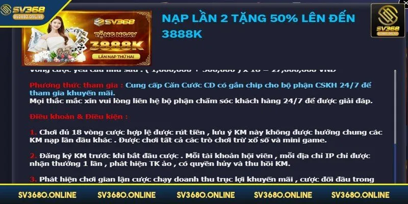 Cần nắm rõ điều kiện tham gia khuyến mãi nạp lần 2